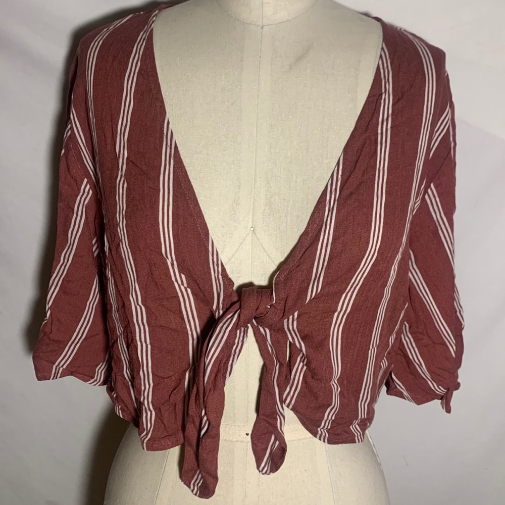 Front Knot crop top